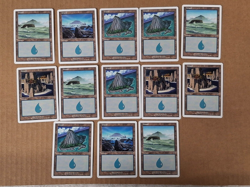 7th Edition Island Basic Land MTG Magic The Gathering x13 Regular Various P - Image 1