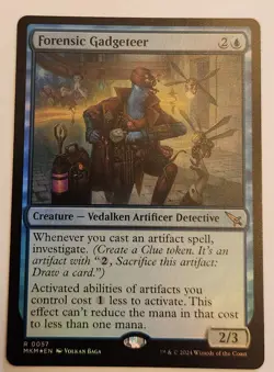 Forensic Gadgeteer MKM Rare Foil #57 NM+ - Image 1