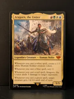 Lord of the Rings ARAGORN, THE UNITER (Recent Pull, Brand New, Unplayed) - Image 1