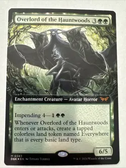 Overlord of the Hauntwoods (Extended Art) Duskmourn: House of Horror Foil - Image 1