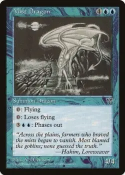 MTG Mist Dragon Mirage Regular - Image 1