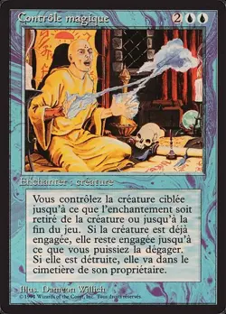 MRMS FR/VF Controle magique Foreign Black Bordered [NM] MTG Magic FBB - Image 1