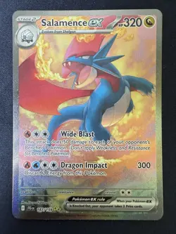 Pokemon TCG: Journey Together Salamence ex 187/159 SIR NM - Image 5