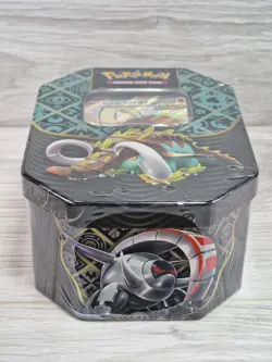 Pokemon TCG: Scarlet & Violet - Paldean Fates Tin Great Tusk Ex 4 Packs-SEALED! - Image 4