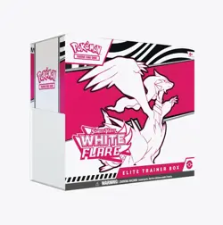 Pokemon Scarlet & Violet White Flare Elite Trainer Box ETB Ships Now - Image 1