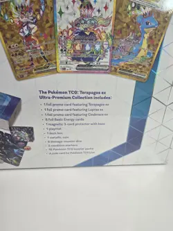 Pokemon Terapagos EX Ultra-Premium Collection Box FACTORY SEALED! - Image 3