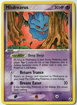 Pokemon Misdreavus 40/92 - MP - EX Legend Maker (40/92) - Image 1