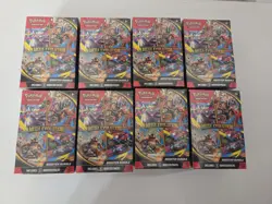 Lot Of 8 Pokemon Mega Evolution Booster Bundles Sealed On Hand - Image 1