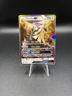 Moderately Played, English Pokemon Holo Silvally GX - SM91 - SM Black Star Promo - Image 1