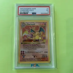Pokemon TCG Charizard First Edition 4/102 “FRESH GRADE” PSA 5 - Image 1