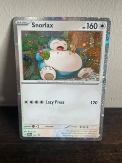 Pokemon Snorlax 122 Promo SV: Scarlet & Violet Cosmo Holo Rare (NM) - Image 1