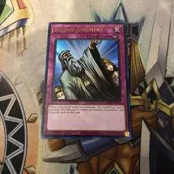 Yu-Gi-Oh! TCG Solemn Judgement Ultra Rare RA02-EN075 1st Ed NM - Image 1