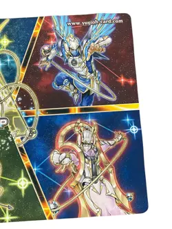 YUGIOH TCG CCG Playmat 2015 WORLD CHAMPIONSHIP QUALIFIER Tellarknight RARE 24x14 - Image 4