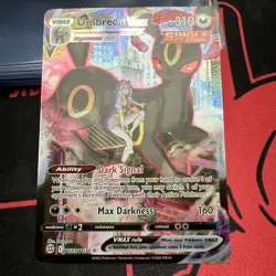 Pokemon Umbreon VMAX TCG Sword & Shield Brilliant Stars TG23/TG30 Holo Card NM - Image 1