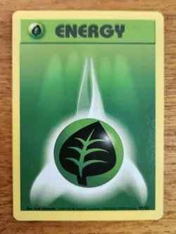 Unlimited Grass Energy Pokemon Cards, Base Set 99/102 - Image 1