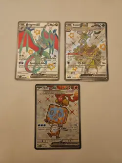 Pokemon TCG Full Art Shiny EX Bundle x 3 Cards 214&220/91 210/197 - Image 1