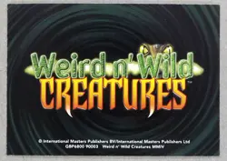Weird N’ Wild Creatures Monsters of the Mind Card # Loch Ness Monster # 2004 - Image 3