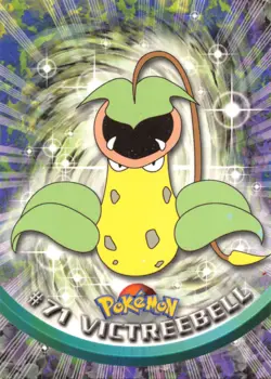 Victreebell #71 - Blue Logo - NON-HOLO - SERIES 1 - TOPPS POKEMON CARD - LP/P - Image 1