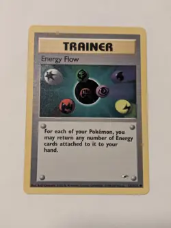 ENERGY FLOW - Gym Heroes Set - 122/132 - Common - Pokemon Card - NM/LP - Image 1