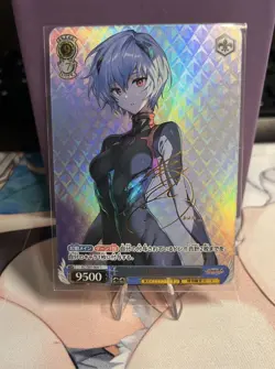 Rei Ayanami Neon Evangelion Tokyo WAIFU ACG Girl Holo Card Reborn - Image 1