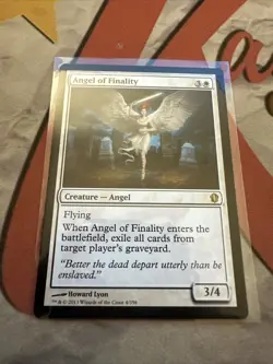 MTG Magic the Gathering Angel of Finality (4/357) Commander 2013 NM - Image 1
