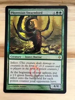 FOIL Phyrexian Swarmlord - New Phyrexia - Image 1