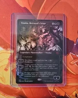 Vraska, Betrayal's Sting (Borderless) Phyrexia: All Will Be One Foil - Image 1