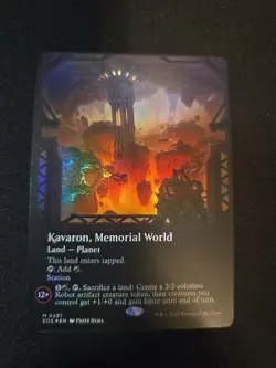 Kavaron, Memorial World (Borderless) Edge of Eternities Foil - Image 1