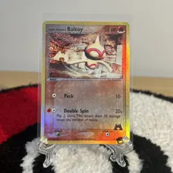 Pokemon TCG Team Magma’s Baltoy Reverse Holo 60/95 NM EX 2004 Rare Magma Vs Aqua - Image 2