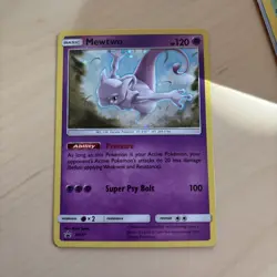 COSMOS HOLO Mewtwo Black Star Promo Pokemon TCG Shining Legends SM77 - NM - Image 1