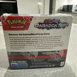 Pokemon TCG Paradox Rift Booster Box ✅ Sealed In Hand (Small Tear on wrapping) - Image 4