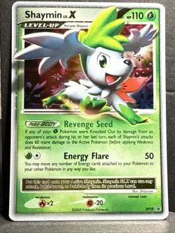 Pokemon TCG Shaymin LV.X Black Star Promotional Holo NM - Image 1