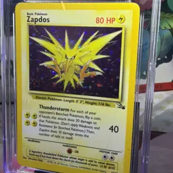 Pokemon TCG CGC 6 Zapdos Holo 15/62 - Fossil Unlimited Holo Rare - Image 2