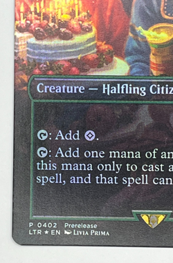 MTG Delighted Halfling Foil #402 Borderless Scene Card LOTR Lord of the Rings - Image 5