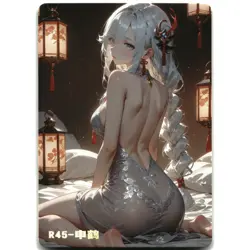 Goddess Story RELUCTANT Anime Waifu Card R-45 Shenhe Genshin Impact - Image 1