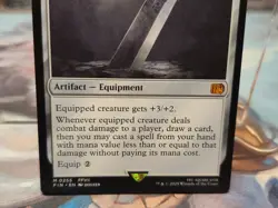 0255 Buster Sword Final Fantasy NM Card MTG Mythic Rare Equipment Artifact FIN - Image 3