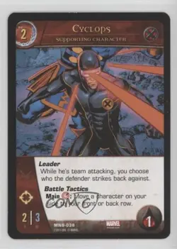 2015 VS System 2 Player Card Game The Marvel Battles Cyclops #MNB-038 - Image 1