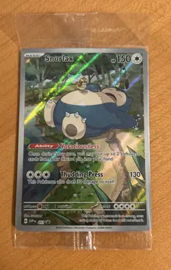 Pokemon TCG Snorlax Sealed 051 SV Scarlet & Violet Promo Card NM Condition - Image 1