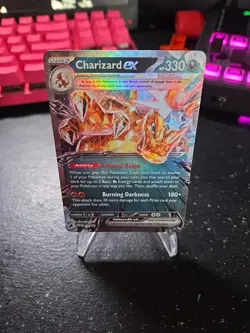 Pokemon Charizard EX SVP 196 Scarlet & Violet Promo TCG-HOLO Card - Image 1