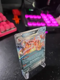 Pokemon Charizard EX SVP 196 Scarlet & Violet Promo TCG-HOLO Card - Image 3