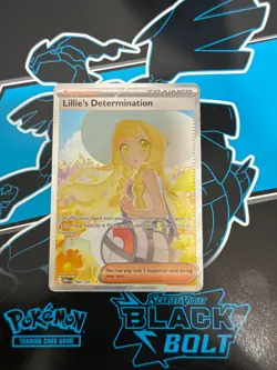 Pokemon TCG Lillie’s Determination Mega Evolution 184/132 SAR English PACK FRESH - Image 1