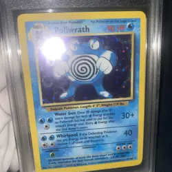 Poliwrath 13/102 Holo Pokemon GRADED 10 GEM MINT PGC Pokemon Card 1999 - Image 1