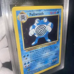Poliwrath 13/102 Holo Pokemon GRADED 10 GEM MINT PGC Pokemon Card 1999 - Image 2