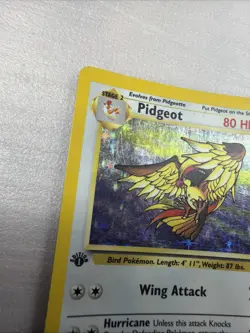 Pidgeot Jungle 8/64 1st Edition Holo Rare Card Pokemon TCG Light Play - Image 5