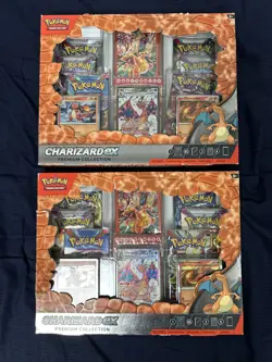 Pokemon TCG: Charizard ex Premium Collection Box 2 Box BUNDLE 820650873232 - Image 1