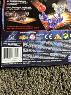 BAKUGAN BATTLE BRAWLERS CARD BOOSTER PACK 3 ABILITY/2 METAL SPIN MASTER 2008 New - Image 3