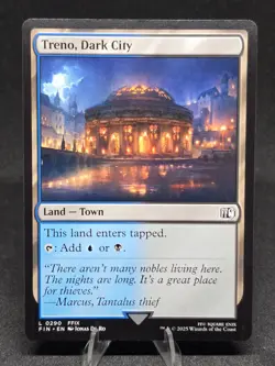 MTG Treno, Dark City 0290 Final Fantasy Land NM - Image 1