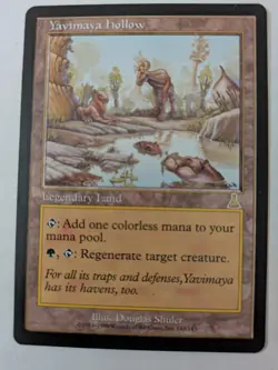 MtG Magic The Gathering - Urza's Destiny - YAVIMAYA HOLLOW (x2) - Rare Land - NM - Image 3