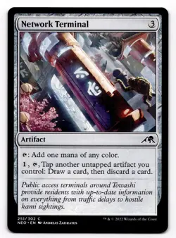 Network Terminal - NM MTG NEO - Kamigawa: Neon Dynasty 251/302 - Image 1