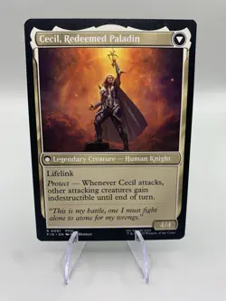 Cecil, Dark Knight Redeemed Paladin - MTG - Final Fantasy Regular - Image 2